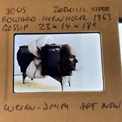 Edward Kienholz  Gossip   Installation Art 35mm Slide