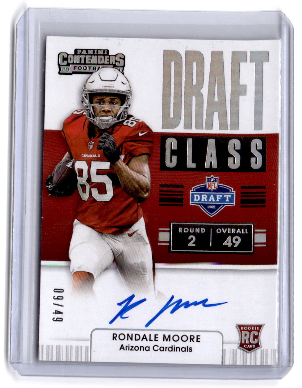 Rondale Moore Panini Contenders Draft Class Autographs Rps #DCARMO Base