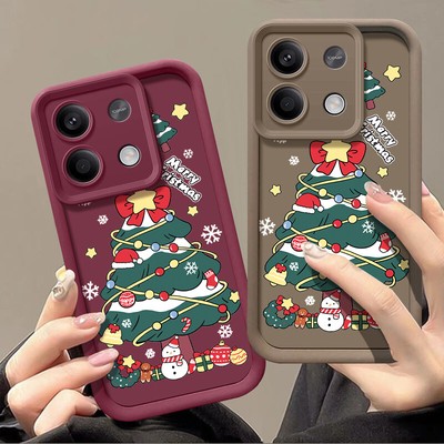 Christmas Pattern Phone Case Cover For Xiaomi 13T Poco X5 X6Pro Redmi Case Cover