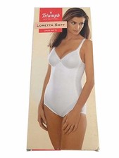 TRIUMPH body contenitivo medio modello LORETTA SOFT 01 - COPPE in cotone