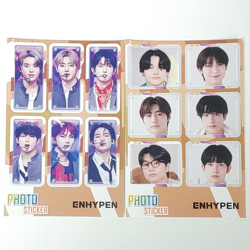 ENHYPEN Photo Sticker 16 pcs Stickers KPOP Korean Pop Star Goods - Picture 4 of 9