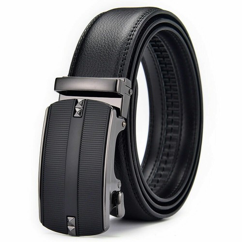 Founders & C Mens Belt 2 Pack,Leather Ratchet Click Belt Dress