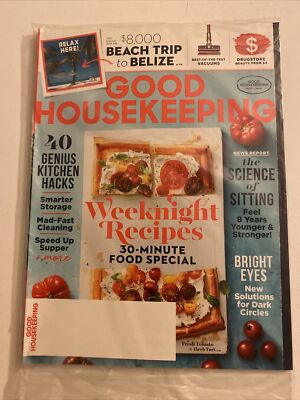 GOOD HOUSEKEEPING MAGAZINE SEPTEMBER 2018 SEALED KITCHEN HACKS SMARTER STORAGE