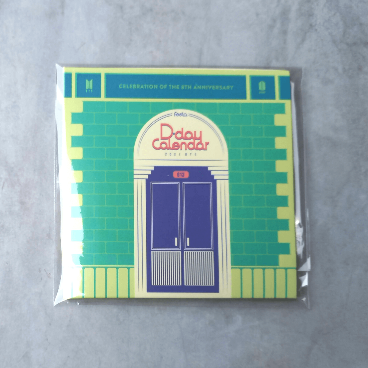 BTS 2021 Festa D-Day Calendar 8th Anniversary Compelete Set - V