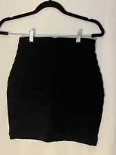 Express Design Studio Skirt Women 2 Black Mini Pencil