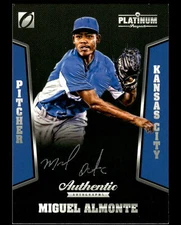 2013 Onyx Platinum Prospects #PPABMA Miguel Almonte Autographs Silver Ink XRC