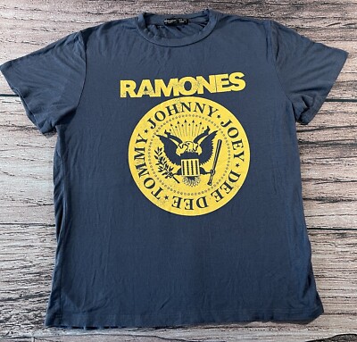 RAMONES Johnny Joey Tommy Dee Dee Band Tee SHIRT Women s Size Medium 10