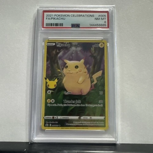2021 Pokemon Celebrations Pikachu Holo #005/025 PSA 8