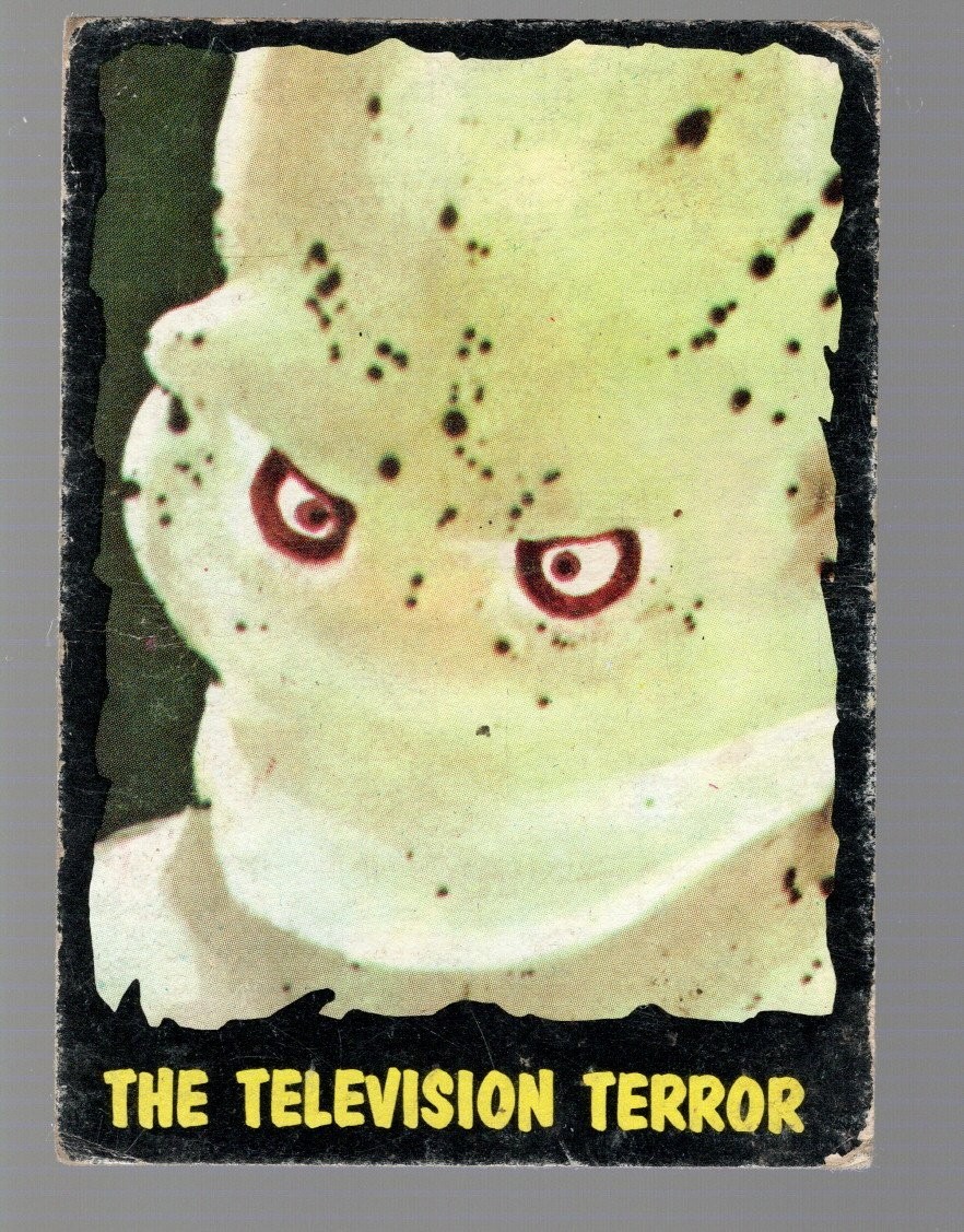 Outer Limits 1964 Topps Bubbles #1 The Television Terror
