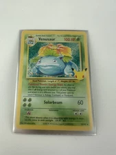 Pokémon TCG Venusaur Holo Rare Card 15/102 Celebrations 25th Anniversary