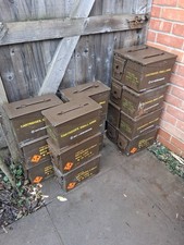 Job Lot 17x British Army Ammunition Boxes, 8x Grade 2, 9x Grade 1