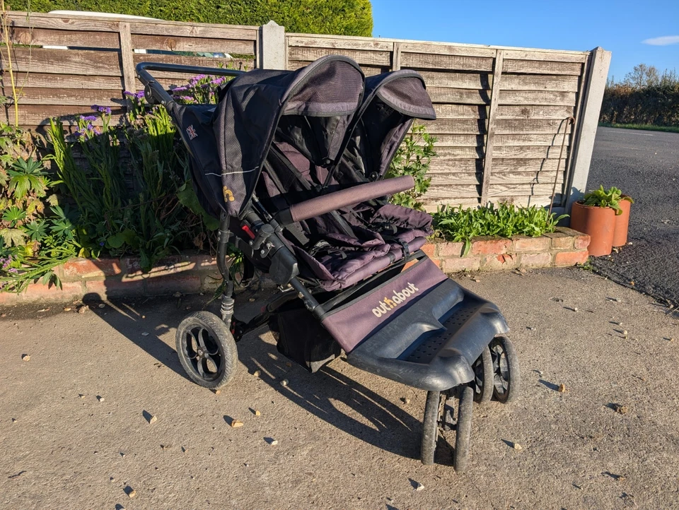 Out N About Double Buggy GT Nipper 4 Wheels - Image 3 of 4