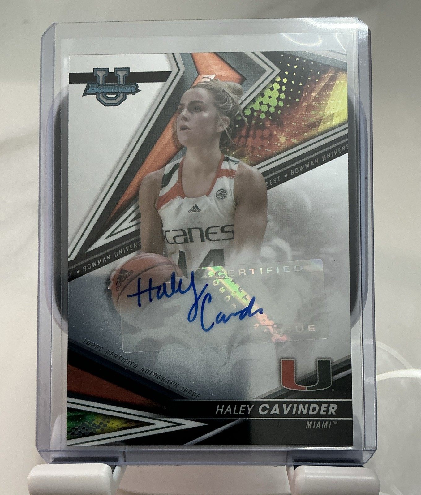 2022-23 Bowman University Best - Best of Autographs Haley Cavinder #BOA-HYC
