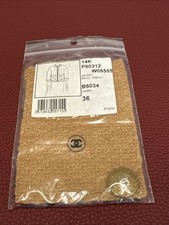 Authentic Chanel Button And Fabric Swatch Prefall 2014 Collection 14K RARE