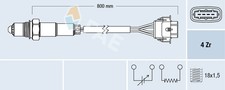 Sonde lambda Opel TIGRA