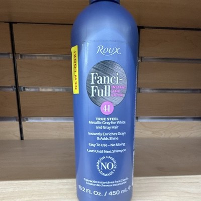 Roux Fanci-Full Instant Hair Color Rinse Metallic Gray No Ammonia 15.2 oz