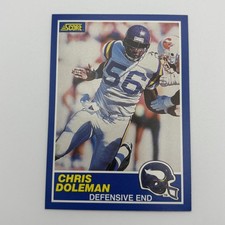 1989 Score - Chris Doleman #36 ✅ Minnesota Vikings