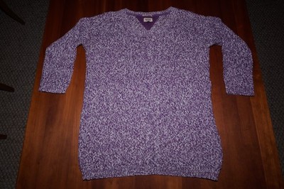 Sehr gepflegter Tommy Hilfiger Strickpullover, Gr. M, flieder/weiß, NP: 119,95 