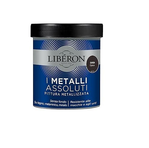 LIBERON - PITTURA METALLIZZATA I METALLIASSOLUTI GHISA OPACO 500ML