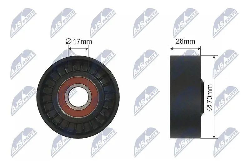 V-belt tensioner pulley RNK-BM-011 NTY for BMW ROLLS-ROYCE