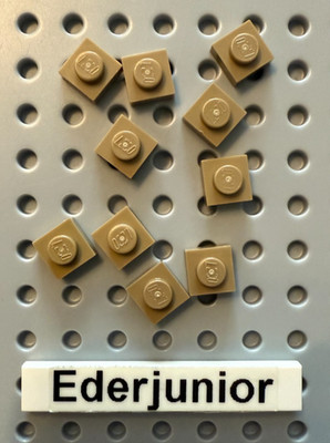 Lego Basic Platte Brick Plate 1x1 3024 verschiedene Farben jeweils 10 Stk