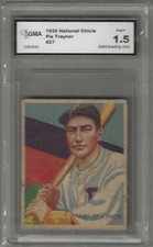 1935 National Chicle #27 Pie Traynor GMA 1.5 Fair+; Pittsburgh Pirates & HOF!