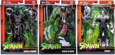 Mcfarlane Spawn 7 Inch Action Figure Wave 3 Set of 3 Haunt Ninja