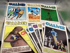 GULLIVER 11 RIVISTE COMICS FANTASCIENZA FANTASY 1976/1978 
