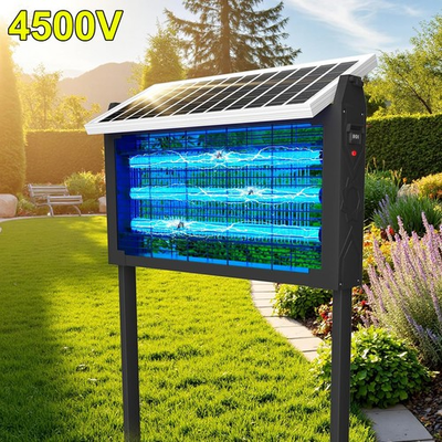 #ad #ad Solar Bug Zapper Outdoor Mosquito Zapper 4500V Waterproof Rechargeable Fly Zappe $48.99