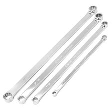 4-Piece Extra Long SAE Box End Wrench Set for Tight Spaces  Strength