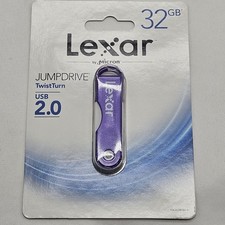 Lexar Flash USB 2.0 Jump Drive TwistTurn 32 GB Portable Storage Office School