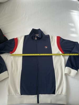Fila Sweatsuit For Men Fila Tracksuit Top Size Large Mens Navy