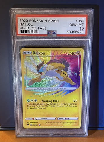 Raikou graded PSA 10 for sale on eBay