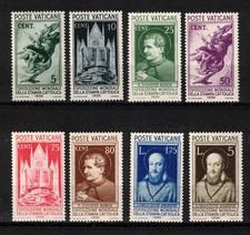 S58741 VATICAN 1936 MNH** Impression Catholique 8v