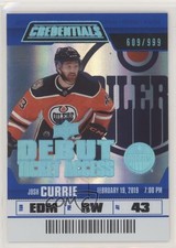 2019 Upper Deck Credentials Debut Ticket Access /999 Tier 1 Josh Currie #56 x6g