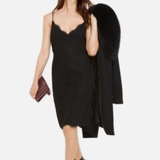 $155 MICHAEL Michael Kors Neutral Black Lace Sleeveless Mini Dress 4
