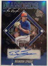 Leaf 2025 Metal Brandon Sproat Diamonds in the Rough Autograph 20/25 #DR-BS1