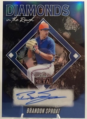Leaf 2025 Metal Brandon Sproat Diamonds in the Rough Autograph 20/25 #DR-BS1