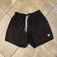 Vuori Kore Shorts Lined Mens Black Athletic Gym Running Small