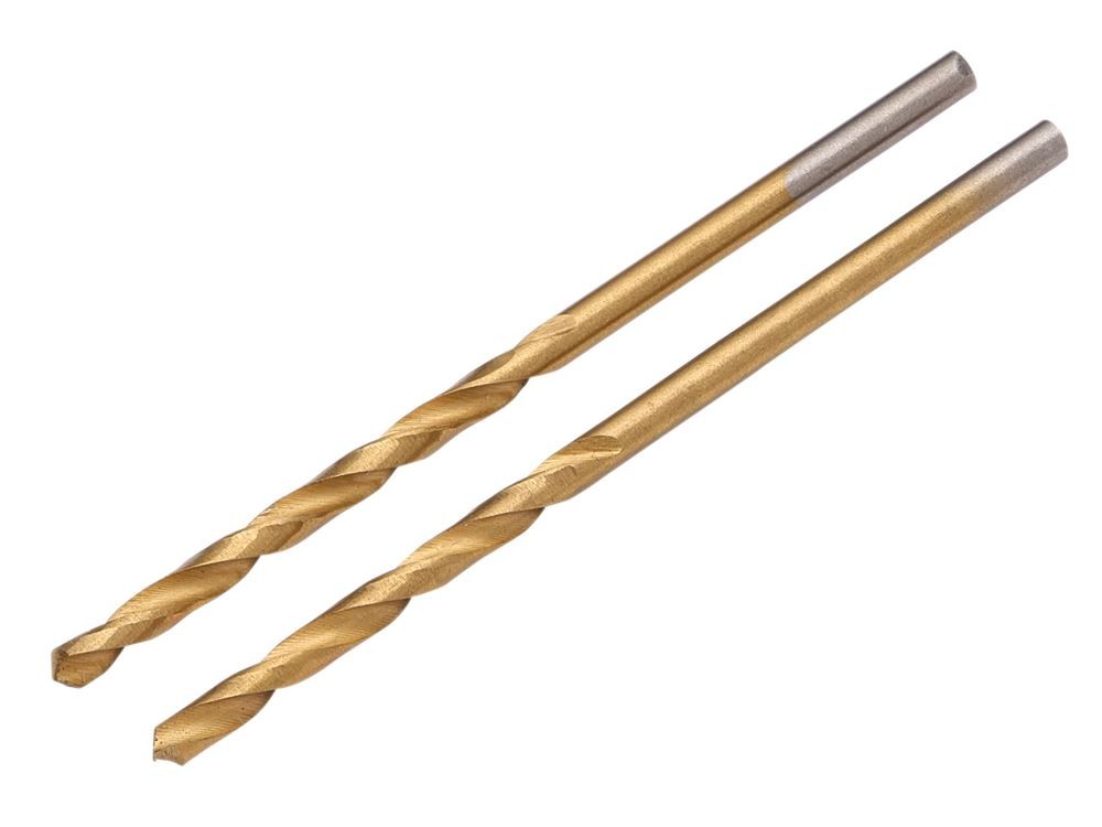 Draper 08856 HSS Titanium Nitride Coated Drill Bit, 1.5 x 43mm (Pack of 2)