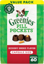 Greenies Pill Pockets for Dogs Large Size, Dog Treat Pouch for Capsule Medicatio