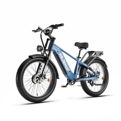 WILDEWAY SOARED PRO Elektrofahrrad mit zwei Motoren 30Ah Akku 26*4,0''Fat-Tire