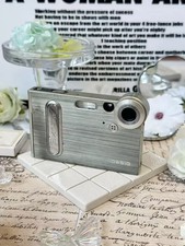 CASIO EXILIM EX-S3 3.2MP Digital Camera Ultra Slim Compact Silver 90% New Tested