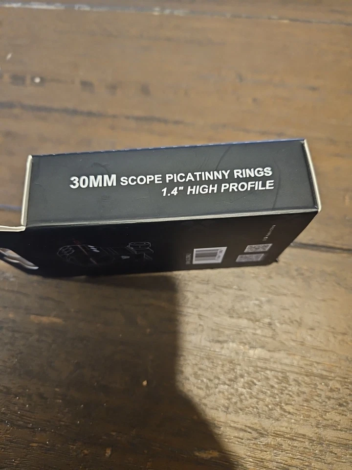 Picatinny Scope Mount Rings Vector Optics X-Accu 30mm 6 Screw Medium Weaver/ - Image 2 of 3