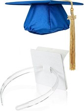 2026 Graduation Cap Headband, Grad Cap Headband, Anti-Fall Hair Band for Grad Ha