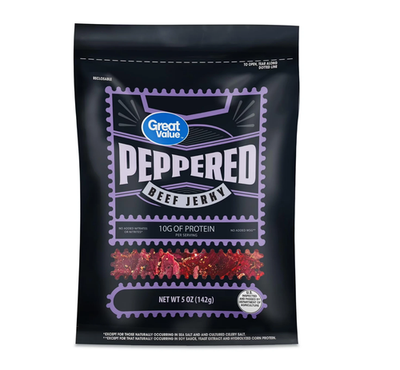 #ad Great Value Peppered Beef Jerky 5 Oz... $4.52