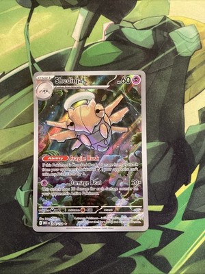 Pokémon TCG Shedinja Illustration Rare #144/132 Mega Evolutions NM