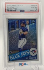 2020 Topps Update Bo Bichette Silver Pack Mojo Rookie Refractor CPC-14 PSA 10