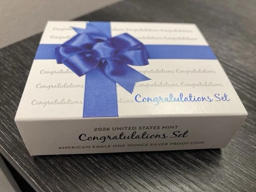 2026 P Congratulations Set American Eagle 1oz Silver Proof Coin-IN HAND