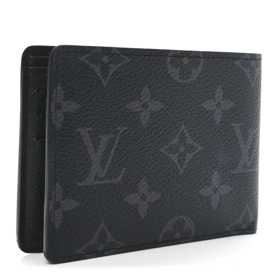 Louis Vuitton M62294 Bifold Wallet Monogram Black AUTHENTICITY VERIFIED - Image 2 of 4